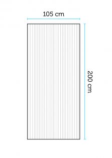 Isolerplastskiva 6 mm, bredd 105 cm längd 200 cm