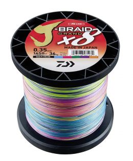 Kuitusiima J-Braid Grand x8 1500 m, Multicolor, Daiwa