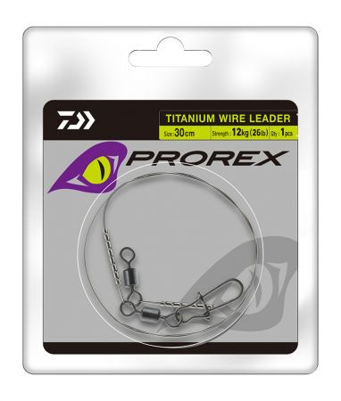 Peruke Prorex Titanium Wire Leader 30 cm, 2 kpl, Daiwa