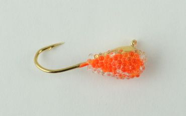 Volfram Caviar-mormyska 5 mm, guld-orange