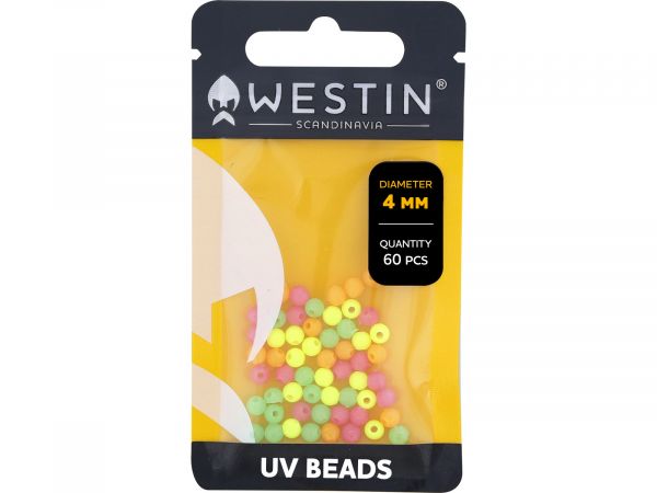 UV helmet UV Beads Hard/Soft Ø 4 mm 60 kpl, Multicolor, Westin